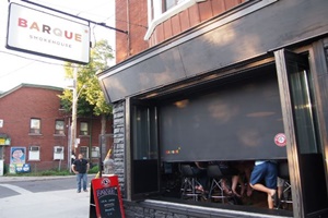Barque Steakhouse pet friendly restaurant in Toronto Canada, dogs allowed restaurants in Toronto Canada
